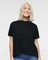 Women’s Hi-Lo Crewneck Short Sleeve Tee for Chic, Casual & Elegant Everyday Wear